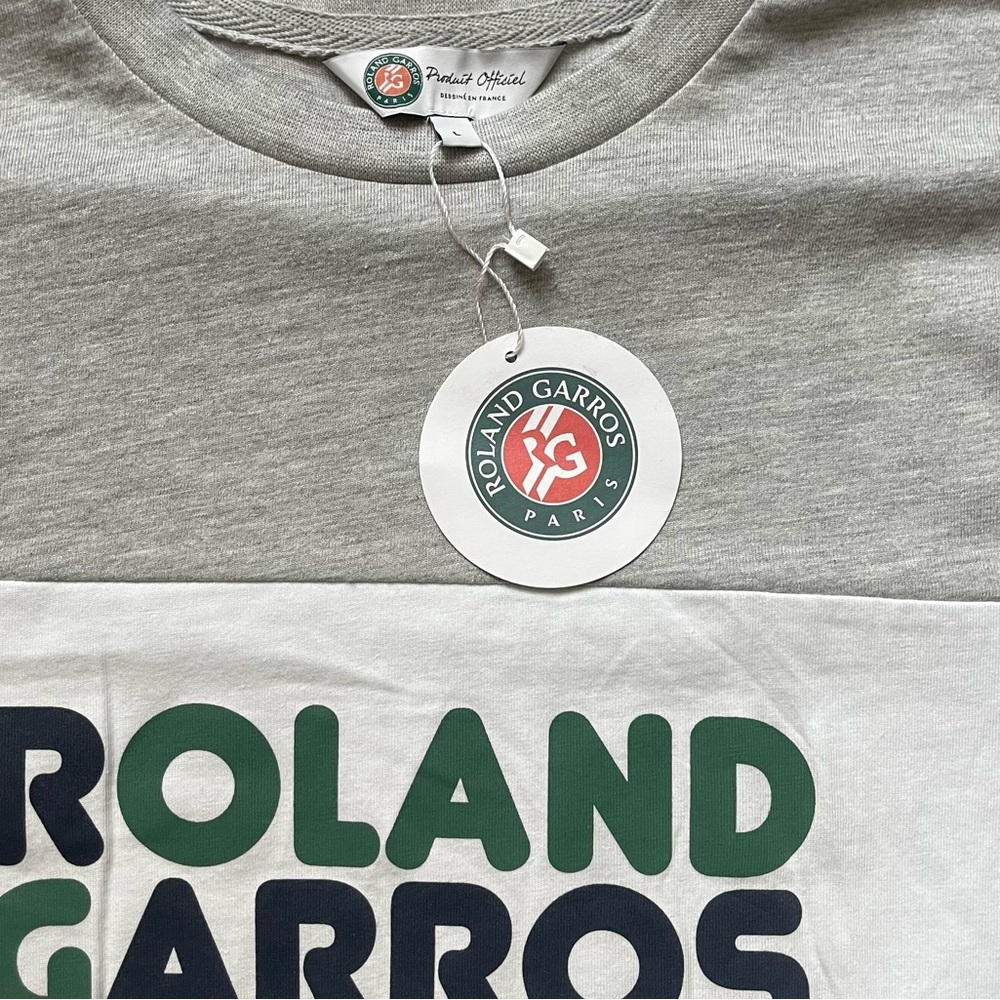 Roland Garros Paris Color Block T-Shirt - Picture 4 of 8